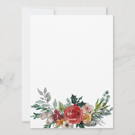 Personalisiert Frohe Weihnachten (Rückseite)