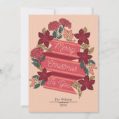 Personalisiert frohe Weihnachten (Vorderseite)