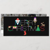 Personalisiert Frohe Weihnachten Foto (Vorne/Hinten)