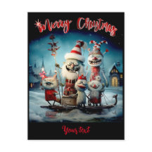 Personalisiert frohe Weihnachten Funny