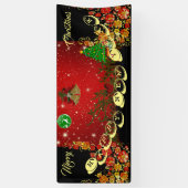 Personalisiert frohe Weihnachten glücklich Neues J Banner (Vertikal)