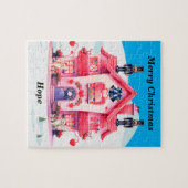 Personalisiert Frohe Weihnachten Jigsaw Puzzle (Horizontal)
