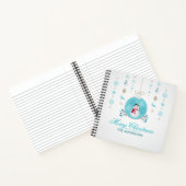 Personalisiert Frohe Weihnachten Snowman Gästebuch Notizblock (Innenseite)