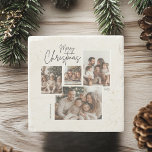 "Personalisiert frohe Weihnachten - Vier-Fotos-Col Steinuntersetzer<br><div class="desc">Feiern Sie die Saison mit diesem Personalisierten Weihnachts-Vier-Foto Collage Untersetzer, eine stilvolle und funktionale Ergänzung zu Ihrem Urlaubstisch. Mit einem festlichen Design mit Platz für vier Ihrer Lieblings-Fotos und einem personalisierten Namen oder einer Botschaft, ist dieser Untersetzer ideal, um Ihre WeihnachtsAnsammlungen mit einer persönlichen Touch zu versehen. Dieser Untersetzer ist...</div>