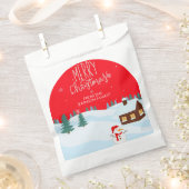 Personalisiert frohe Weihnachts-Gefälligkeitsags Geschenktütchen (Ausgeschnitten)