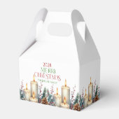 Personalisiert frohe Weihnachts Retro Typografie Geschenkschachtel (Vorderseite)