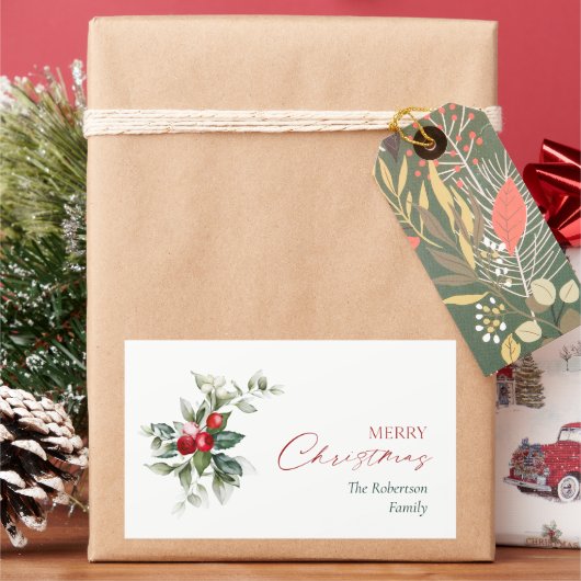 Personalisiert frohe Weihnachtsgeschenke Stickers (Feiertag)