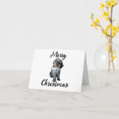 Personalisiert Frohe Weihnachtskarte Karte (Gelbe Blume)
