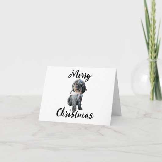 Personalisiert Frohe Weihnachtskarte Karte (Vorderseite)