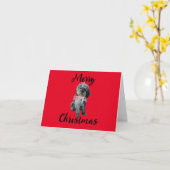 Personalisiert Frohe Weihnachtskarte Karte (Gelbe Blume)