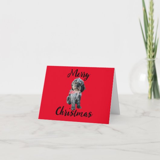 Personalisiert Frohe Weihnachtskarte Karte (Vorderseite)