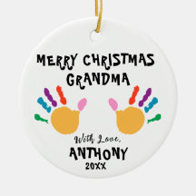 Personalisiert frohe Weihnachtskids Handdekoration