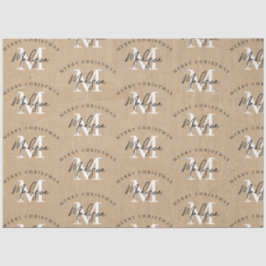 Personalisiert Frohe Weihnachtsklebstoff Seidenpapier