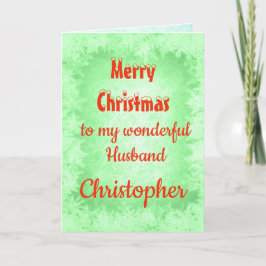 Personalisiert Frohe Weihnachtsmusik Karte