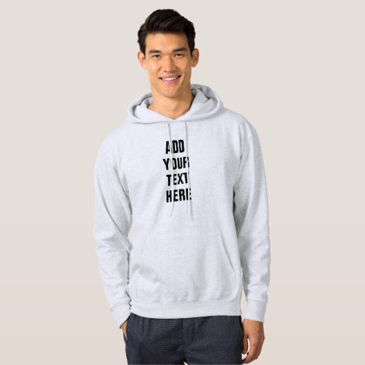 Personalisiert fügen Sie hier den Text doppelseiti Hoodie (Vorne ganz)