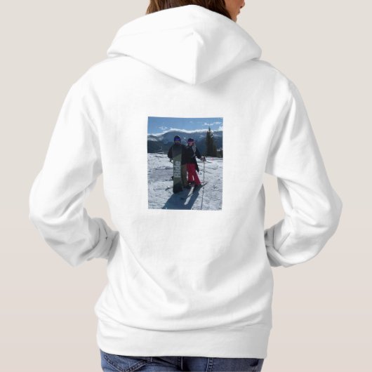 Personalisiert Fügen Sie Ihr eigenes Foto Hoodie h (Rückseite)