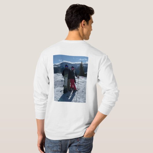 Personalisiert Fügen Sie Ihr eigenes Foto Männer T-Shirt (Schwarz voll)