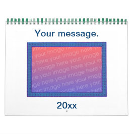 Personalisiert Fügen Sie Ihre eigenen Fotos DIY-Ka Kalender