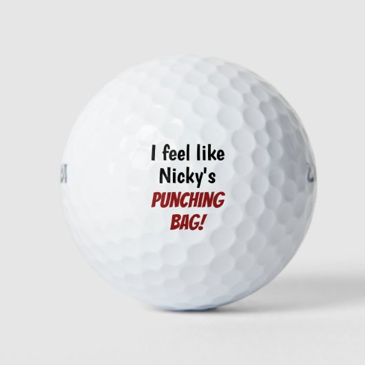 Personalisiert fühle ich mich wie ein knautschiges golfball (Vorderseite)