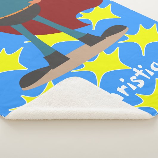 Personalisiert Fun Novelty Superhero Sherpadecke (3/4)