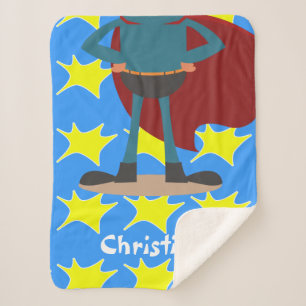 Personalisiert Fun Novelty Superhero Sherpadecke