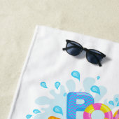 Personalisiert Fun Pool Party Strandtuch (Beispiel)