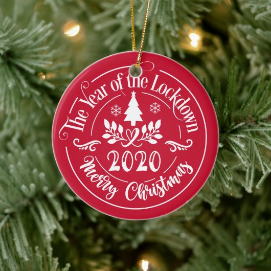 Personalisiert Funny 2020 Keramik Ornament (Baum)
