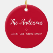 Personalisiert Funny 2021 Keramik Ornament (Hinten)