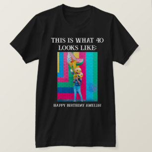 Personalisiert Funny 40. Meilenstein Geburtstag T  T-Shirt