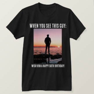 Personalisiert Funny 50. Meilenstein Geburtstag T T-Shirt
