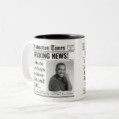 Personalisiert Funny Abschluss Tasse Zeitung Tasse (Vorderseite Links)