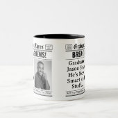 Personalisiert Funny Abschluss Tasse Zeitung Tasse (Mittel)