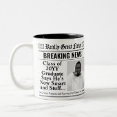 Personalisiert Funny Abschluss Tasse Zeitung Tasse (Links)