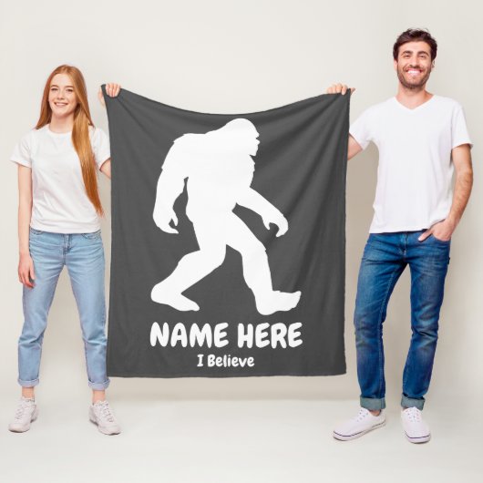 Personalisiert Funny Bigfoot Sasquatch Blanket Fleecedecke (Beispiel)