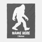 Personalisiert Funny Bigfoot Sasquatch Blanket Fleecedecke (Vorderseite)