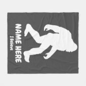 Personalisiert Funny Bigfoot Sasquatch Blanket Fleecedecke (Vorderseite (Horizontal))