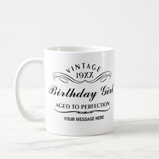 Personalisiert Funny Birthday Tasse (Links)