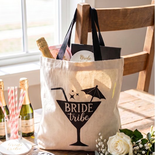 Personalisiert Funny Bride Tribe Bachelorette Tragetasche