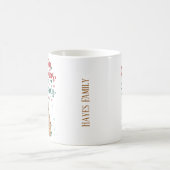 Personalisiert Funny Cat Frohe Weihnachtsfeier Tas Kaffeetasse (Mittel)