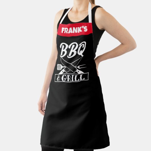 Personalisiert Funny Custom Köche Name Funny GRILL Schürze (InSitu)