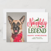 Personalisiert Funny Dog Weihnachten Niedliches Fo (Vorderseite)