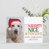 Personalisiert Funny Dog Weihnachten Niedliches We (Stehend Vorderseite)