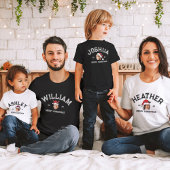 Personalisiert Funny Face Foto Weihnachtsmannmütze T-Shirt