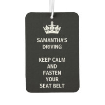 Personalisiert Funny Girly Behielt Calm Black