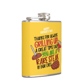 Personalisiert Funny Grill Koch Daddy Flachmann