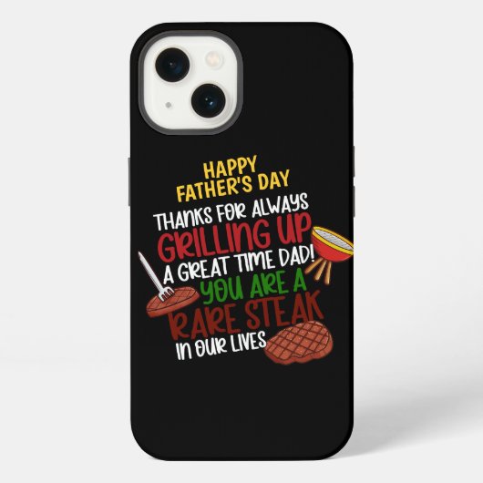 Personalisiert Funny Grill Koch Daddy iPhone Hülle (Rückseite)