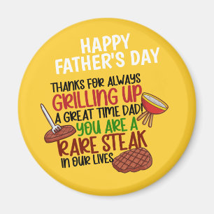 Personalisiert Funny Grill Koch Daddy Magnet