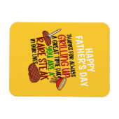 Personalisiert Funny Grill Koch Daddy Magnet (Horizontal)