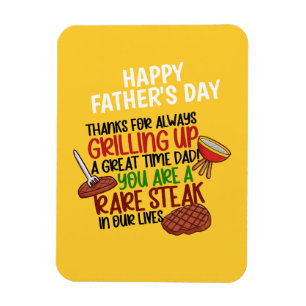 Personalisiert Funny Grill Koch Daddy Magnet