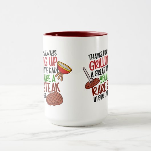 Personalisiert Funny Grill Koch Daddy Tasse (Zentrum)